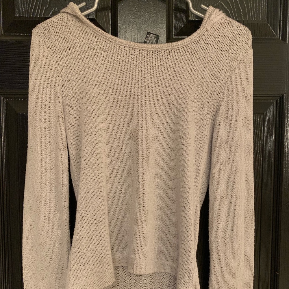Hooded Gray Long Sleeve